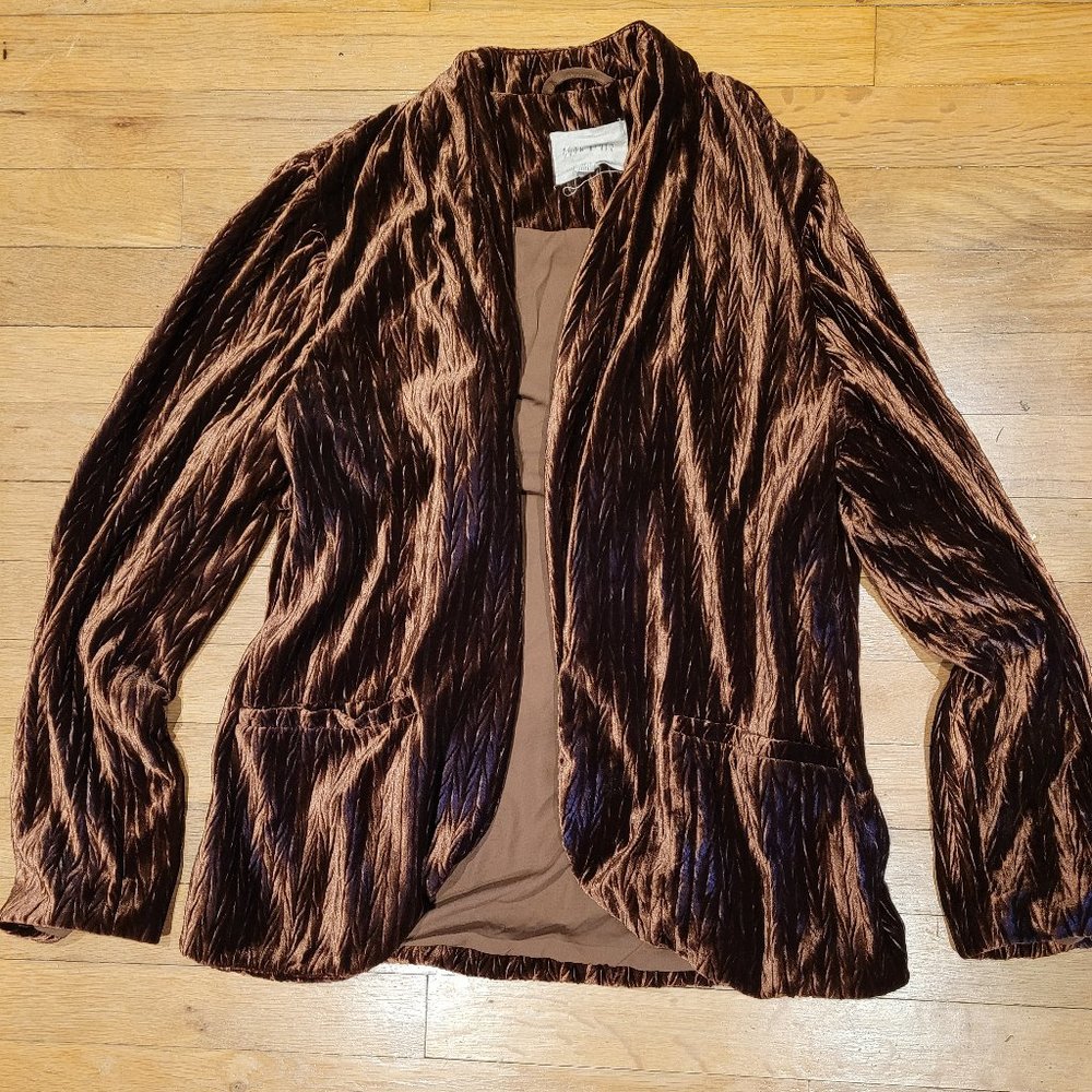 Moon River Velvet Blazer size S